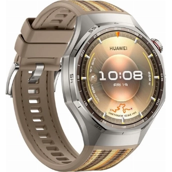 Умные часы Huawei Watch GT 6 Pro 46mm, Titanium Brown, коричневый (ATM-B29)