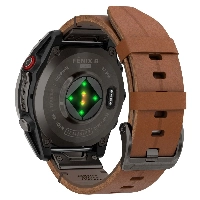 Умные часы Garmin Fenix 8 Pro, 47 мм, AMOLED Sapphire Carbon Grey DLC Titanium / Chestnut Leather Band 010-03198-40