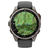 Умные часы Garmin Fenix 8 Pro, 47 мм, AMOLED Sapphire Titanium Graphite / Black 010-03198-11