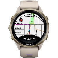 Умные часы Garmin Forerunner 970 Soft Gold Titanium French Grey/Translucent Indigo 010-02969-12