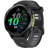 Умные часы Garmin Forerunner 970 Carbon Grey DLC Titanium Black/Translucent Whitestone 010-02969-10