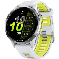 Умные часы Garmin Forerunner 970 Titanium Whitestone / Translucent Amp Yellow 010-02969-11