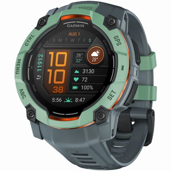Умные часы Garmin Instinct 3 50mm, AMOLED Neo Tropic/Twilight 0100302001