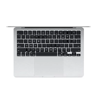 Ноутбук Apple MacBook Air 13" (M4 10C, 8C) MW0W3, 16/256 ГБ, Silver, серебристый