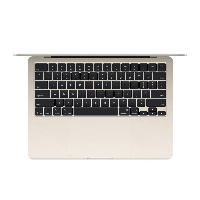 Ноутбук Apple MacBook Air 13" (M4 10C, 8C) MW0Y3, 16/256 ГБ, Starlight, сияющая звезда