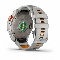 Умные часы Garmin Fenix 7 Pro Sapphire Solar, 47 мм, 0100277721, Fog Gray/Ember Orange
