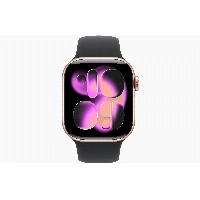 Apple Watch Series 11 46 мм, Rose Gold Aluminum Black Sport Band, M/L