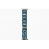 Apple Watch Ultra 3 49mm, Natural Titanium Light Blue Alpine Loop, L