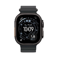 Apple Watch Ultra 3 49mm, Black Titanium Black Ocean Band