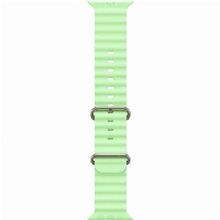 Apple Watch Ultra 3 49mm, Natural Titanium Neon Green Ocean Band