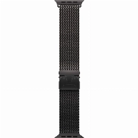 Apple Watch Ultra 3 49mm, Black Titanium Black Milanese Loop, L