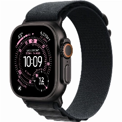 Apple Watch Ultra 3 49mm, Black Titanium Black Alpine Loop, L