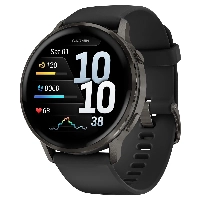 Умные часы Garmin Venu 4 45mm, 010-03014-00, Slate/Black, черный