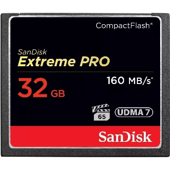 Карта памяти SanDisk Extreme Pro CompactFlash UDMA 7 32 ГБ SDCFXPS-032G-X46