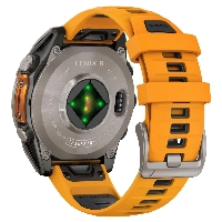 Умные часы Garmin Fenix 8, 51mm, Amoled Sapphire Titanium Spark Orange / Graphite, оранжевый (0100290511)