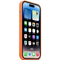 Чехол Apple для iPhone 14 Pro Max Leather MagSafe Orange (MPPR3)
