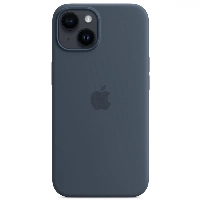Чехол Apple для iPhone 14 Silicone MagSafe Storm Blue (MPRV3)