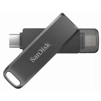 Накопитель SanDisk 64GB iXpand Luxe Type-C/Lightning Flash Drive SDIX70N-064G-GN6NN