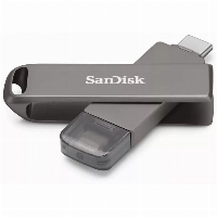 Накопитель SanDisk 64GB iXpand Luxe Type-C/Lightning Flash Drive SDIX70N-064G-GN6NN