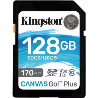 Карта памяти Kingston Canvas Go! Plus SDXC 128 ГБ SDG3/128Gb