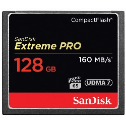 Карта памяти SanDisk Extreme Pro CompactFlash 128 ГБ SDCFXPS-128G-X46