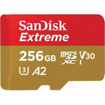 Карта памяти SanDisk Extreme microSDXC 256 ГБ SDSQXAV-256G-GN6MN
