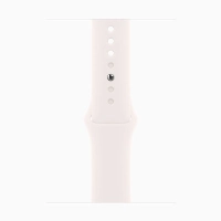 Apple Watch Series 10 42 мм, S/M 130-200 мм, Jet Black Aluminium Case GPS, Light Blush