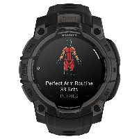 Умные часы Garmin Instinct 3 45mm, Amoled Black 0100293600