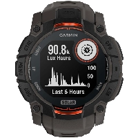 Умные часы Garmin Instinct 3 50mm, Solar Black/Charcoal Band 0100293500