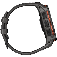 Умные часы Garmin Instinct 3 50mm, Solar Black/Charcoal Band 0100293500