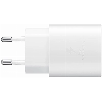 Сетевое зарядное устройство Samsung EP-TA800 + кабель USB Type-C, 25 Вт, RU, White, белый