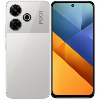 Смартфон Xiaomi Poco M6 4G 8/256, Silver, серебристый 