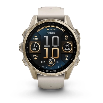 Умные часы Garmin Fenix 8, Amoled Sapphire, 43 мм, 0100290311, Soft Gold