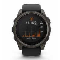 Умные часы Garmin Fenix 8, Solar Sapphire Titanium, 51 мм, 0100290521, Carbon Gray