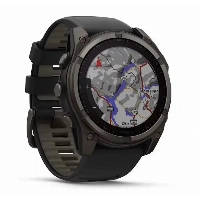 Умные часы Garmin Fenix 8, Solar Sapphire Titanium, 51 мм, 0100290521, Carbon Gray