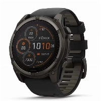 Умные часы Garmin Fenix 8, Solar Sapphire Titanium, 51 мм, 0100290521, Carbon Gray