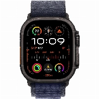 Apple Watch Ultra 2 49mm Titanium Case Navy Alpine Loop, размер М, Black