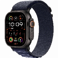 Apple Watch Ultra 2 49mm Titanium Case Navy Alpine Loop, размер М, Black
