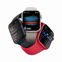 Apple Watch Series 8 41mm Aluminum Case with Sport Band, , размер S/M, Midnight, тёмная ночь
