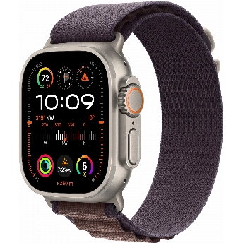 Apple Watch Ultra 2 49mm Titanium Case Alpine Loop,, размер M, Indigo, индиго