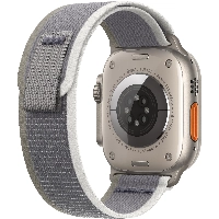 Apple Watch Ultra 2 49mm Titanium Case Trail Loop, /серый, размер S/M, Green, зеленый