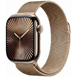 Apple Watch Series 10 46 мм, Titanium Case Cellular, Milanese Loop, Gold