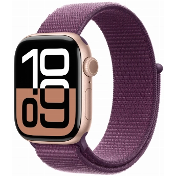 Apple Watch Series 10 46 мм, Aluminium Case GPS, Sport Loop, Rose Gold