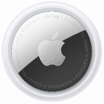 Трекер Apple AirTag белый/ 1 шт, Silver, серебристый 