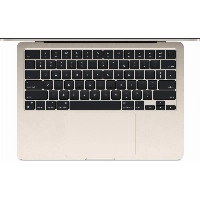 Ноутбук Apple MacBook Air 13" (M3 8C, 10C) MRXU3, 8/512 ГБ, Starlight, "сияющая звезда"