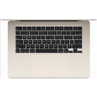 Ноутбук Apple MacBook Air 15" (M3 8C, 10C) MXD33, 16/512 ГБ, Starlight, "сияющая звезда"