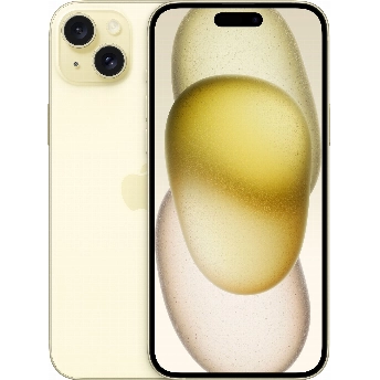 Смартфон Apple iPhone 15 Plus 256 ГБ, Dual SIM (eSIM), Yellow, желтый
