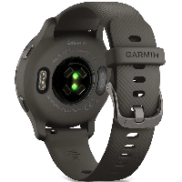 Умные часы Garmin Venu 2S Slate Bezel with  Case and Silicone Band, Graphite