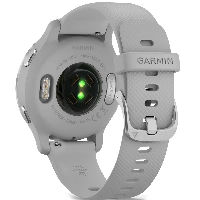 Умные часы Garmin Venu 2S  Bezel with Mist Gray Case and Silicone Band, Silver