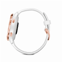 Умные часы Garmin Venu 2S Rose  Bezel with White Case and Silicone Band, Gold